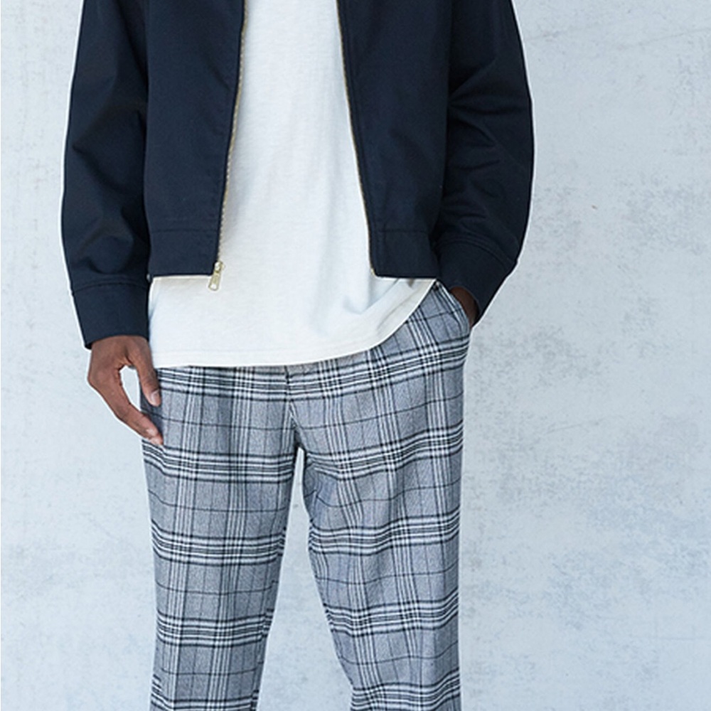 Like New! Pacsun Gray Plaid Menswear Trouser Pants Joggers